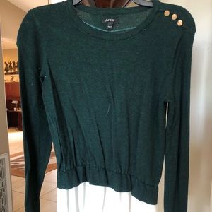 Sweater with Attached Blouse